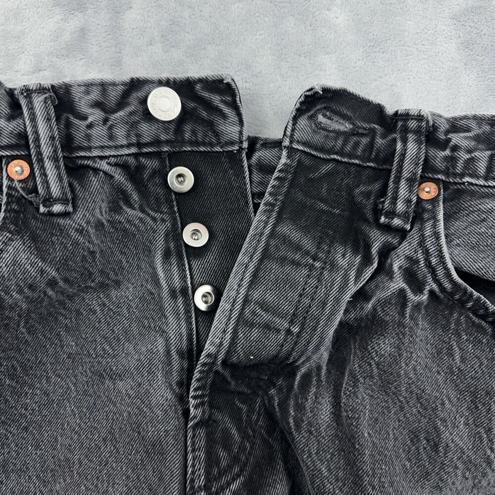 Gap 90's Loose Jeans Mens Size 30x32 Fits 29x30 Black Button Fly Grunge Denim - Picture 5 of 11